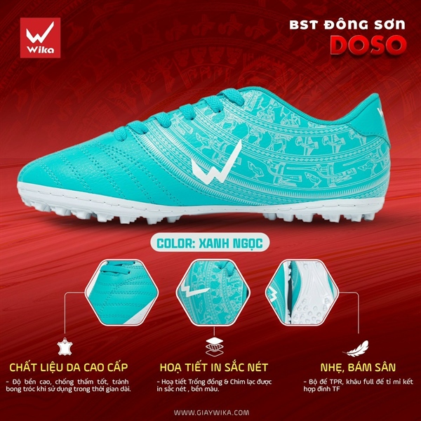 Giày bóng đá Wika DOSO ĐỦ MÀU size 38=>44 , 163GL^^