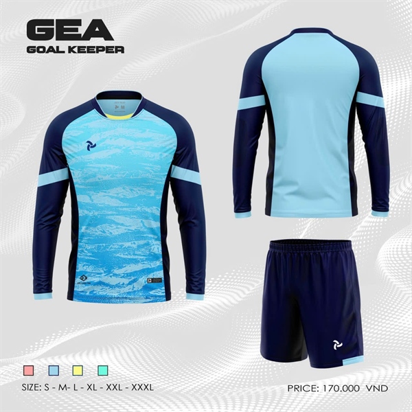 Quần áo bóng đá Justplay Thủ Môn GEA, S=>3XL 164QA