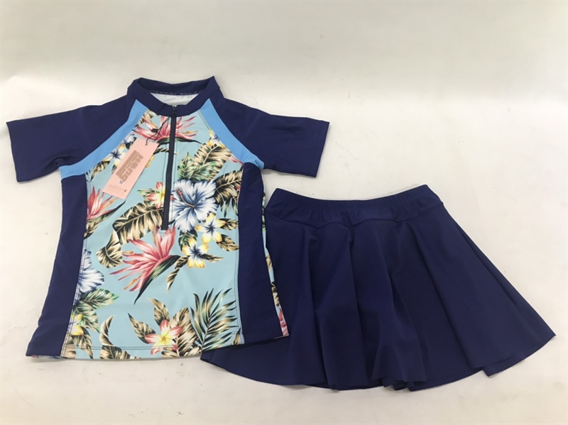 Đồ bơi nữ rời váy tay con M=>2XL, 30B281