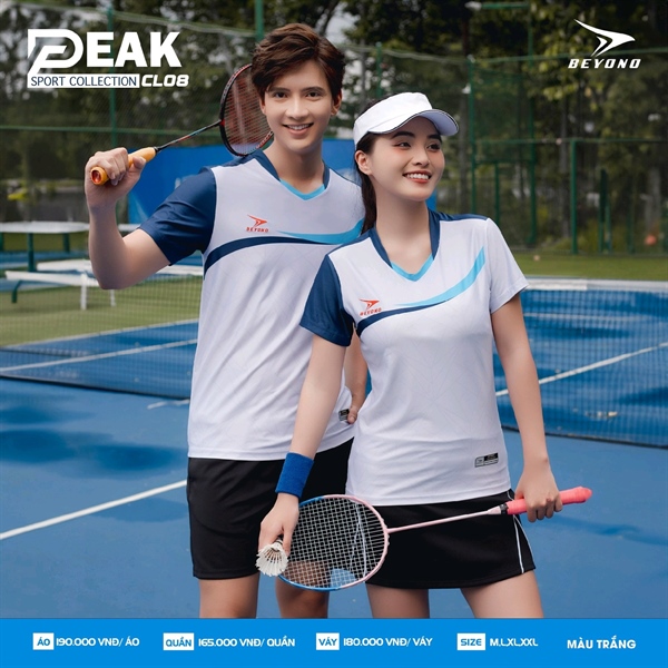 Áo cầu lông BEYONO CL08, M=>2XL 220QA