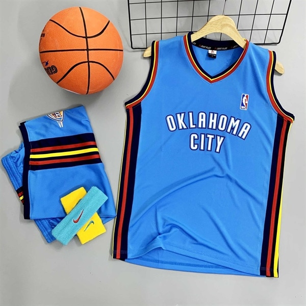 Quần áo bóng rổ Justplay đủ mẫu, 11=>15 nhí 164QA (Bulls, Chicago, District, Oklahoma...)
