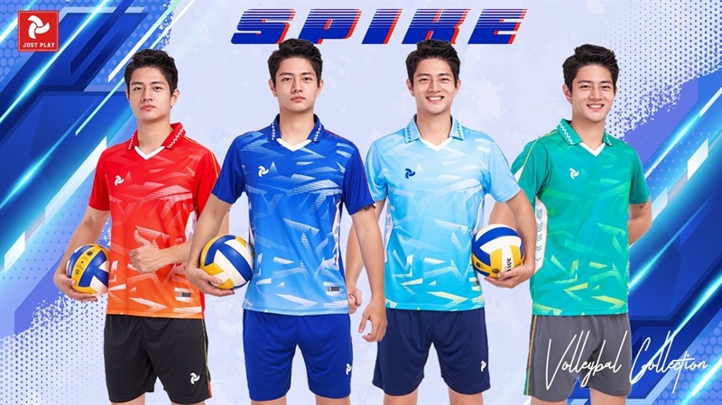 Quần áo bóng chuyền Justplay SPIKE, M=>2XL 164QA