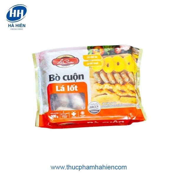 BÒ CUỘN LÁ LỐT LC FOODS 500G