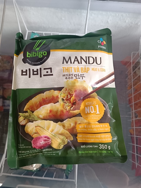 MANDU THỊT VÀ BẮP 350G CẦU TRE