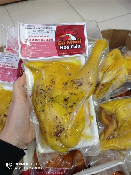 GÀ Ủ MUỐI HOA TIÊU