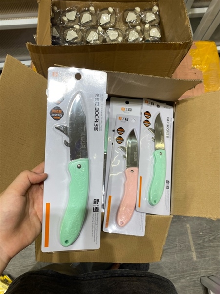 Dao trái cây hai màu