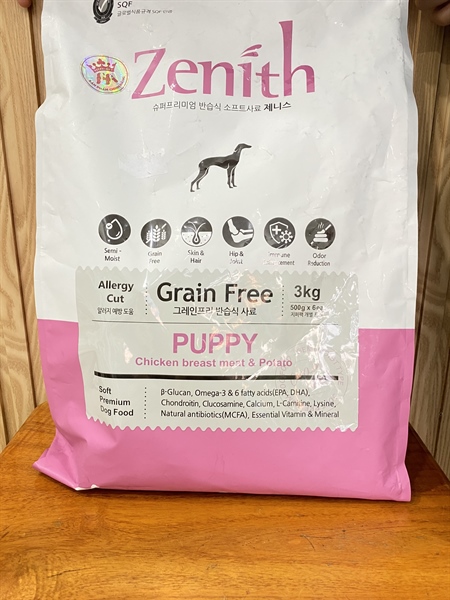TA chó con Zenith hạt mềm 3kg