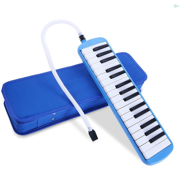 Kèn melodica 32 phím kèm ống thổi và túi đựng tiện lợi, dụng cụ học nhạc cho học sinh, có 5 màu chọn lựa.