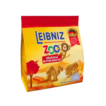 Leibniz bánh quy bơ hình thú Bahlsen Zoo 100g Biscuit
