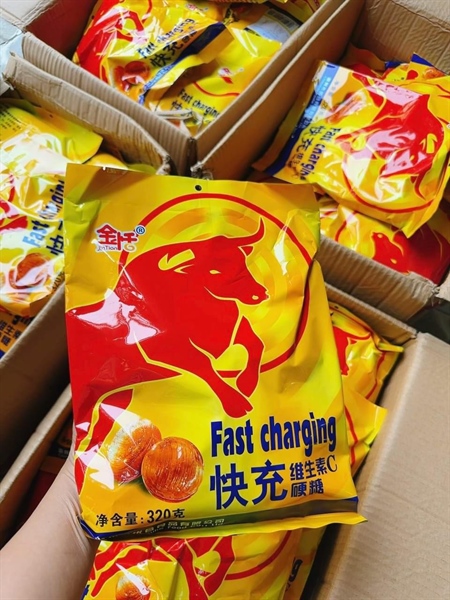 Kẹo bò húc Fast Charging 320gr
