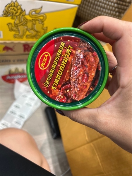 Cá thu chiên Roza sốt vị tứ xuyên 150g