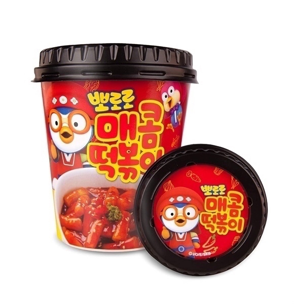 BÁNH GẠO TOPOKKI PORORO HÀN QUỐC VỊ CAY NGỌT LY 115G