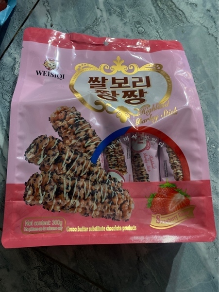 BÁNH BỎNG GẠO VỊ DÂU 300G