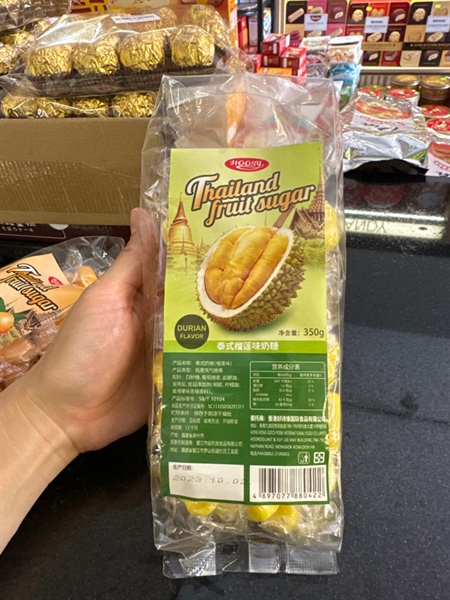 Kẹo sầu riêng thái lan Hoosy 350gr