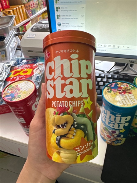 Khoai tây YBC Chip Star Consmomme