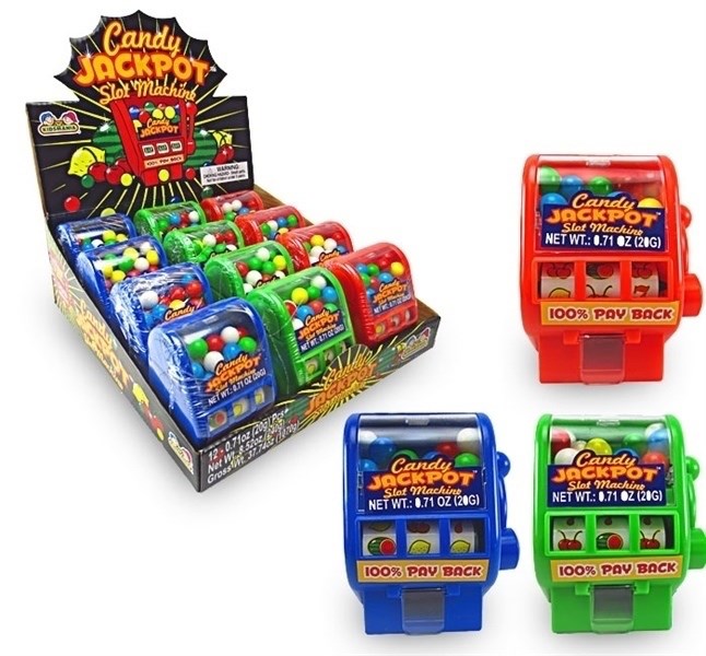 MÁY BÁN KẸO XỔ SỐ KIDSMANIA JACKPOT SLOT MACHINE 20GR