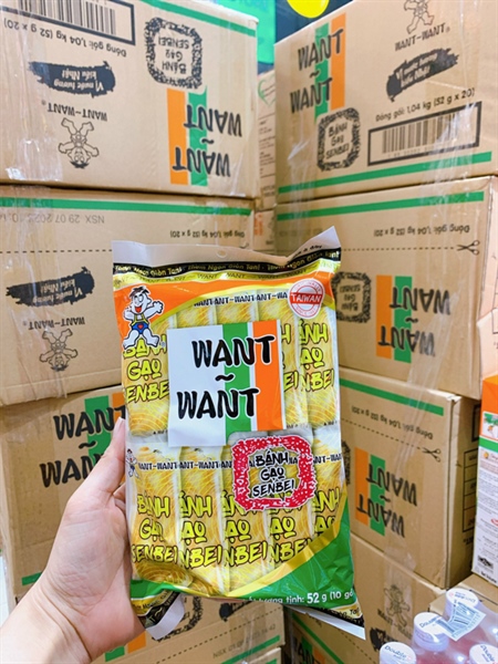 Bánh Gạo Want Want 52g ( set 5 gói )