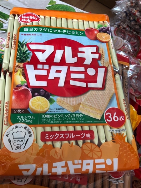 Bánh xốp nhật vị hoa quả