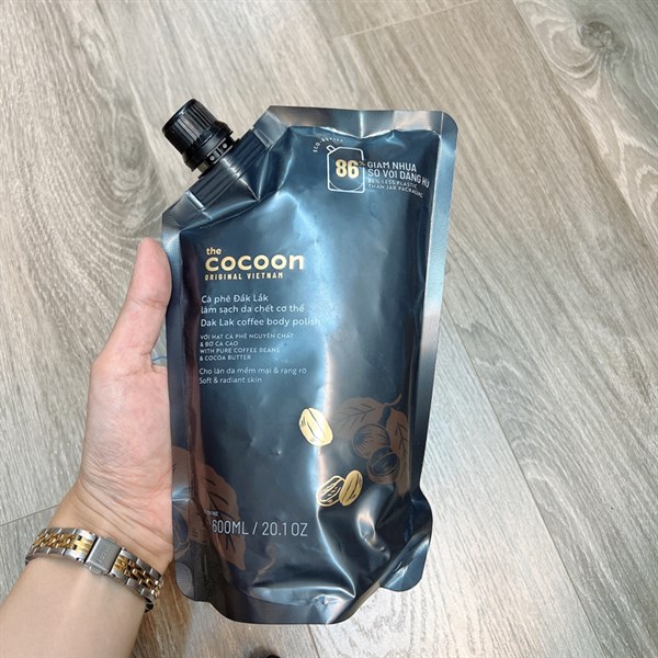 Tẩy TBC BODY COCOON CAFE 600ml (#325k sale)
