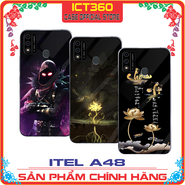 Ốp lưng kính ITEL A48 - Nhận in ảnh theo yêu cầu