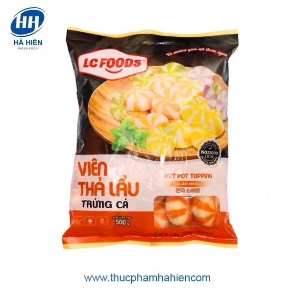 VIÊN THẢ LẨU TRỨNG CÁ LC FOODS 500G