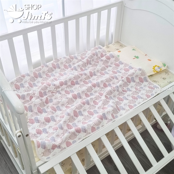 Chăn đắp điều hòa Molli 85x85cm thỏ nhím