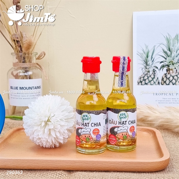 Dầu hạt chia Eco Food 60ml(6M+)