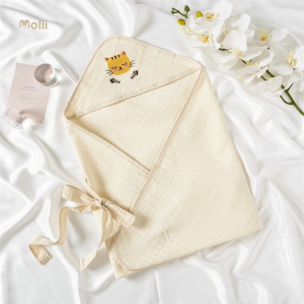 Chăn ủ xô 3 lớp Molli họa tiết MOL2010