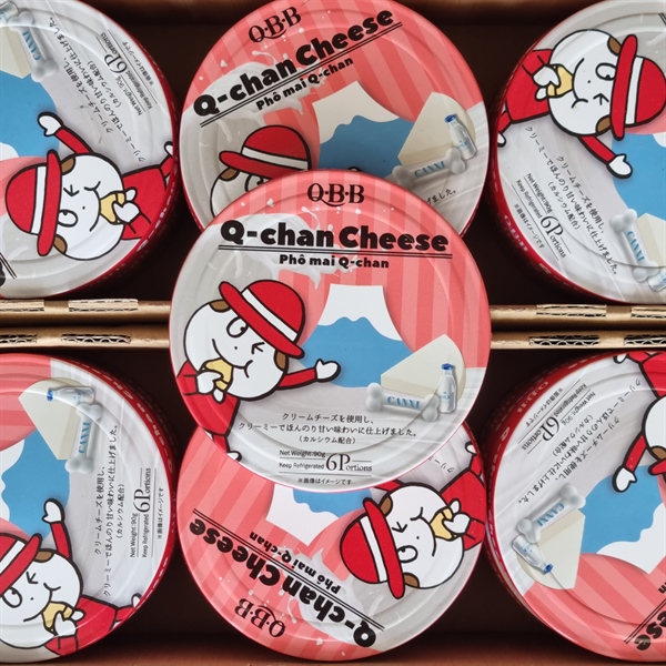 Phô mai tròn QBB Q-chan Cheese 90g (6 miếng)(18M+)