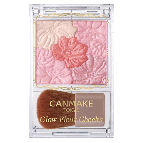Phấn Má Hồng CANMAKE Glow Fleur Cheeks, 17 Strawberry Milk Fleur
