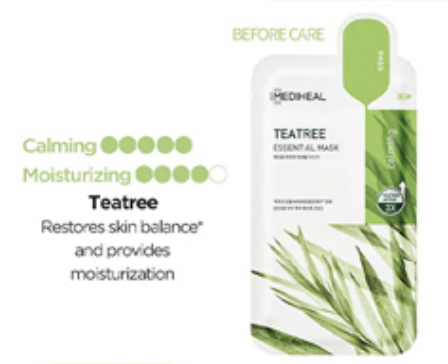 Mặt Nạ MEDIHEAL - TEA TREE Essential Mask, 1 Miếng