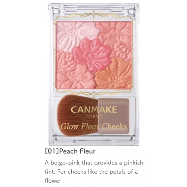 CANMAKE - Glow Fleur Cheeks, 01