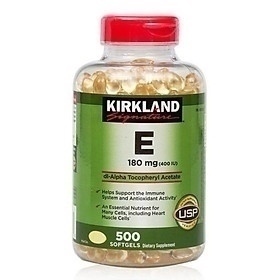 VIÊN UỐNG ĐẸP DA VITAMIN E 400IU 500 VIÊN