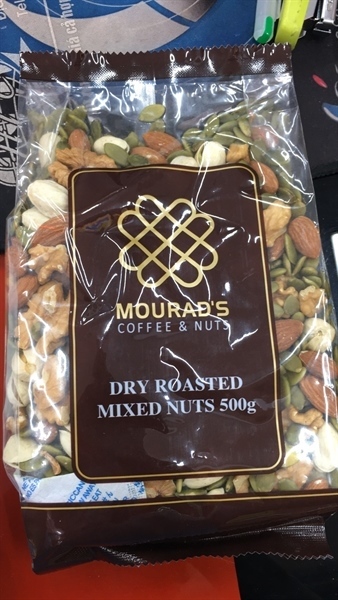 Hạt Mix Tổng Hợp Mourad's Coffee & Nuts Dry Roaster Mixed Nuts 500g