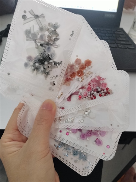 Charm hoa, nơ , buớm mix