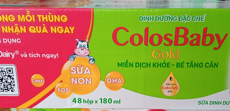 THÙNG SỮA BỘT PHA SẴN COLOSBABY gold 180ML