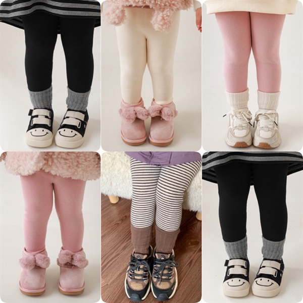 Set 4 quần zip lông