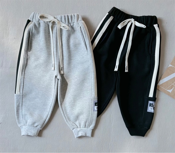 Set 2 quần nỉ bông kẻ sọc
