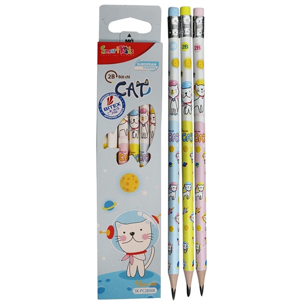 BÚT CHÌ 2B SK-PC2B008 SMARTKIDS CAT bitex