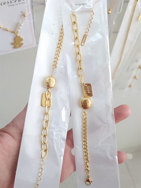Lắc tay charm Good Luck