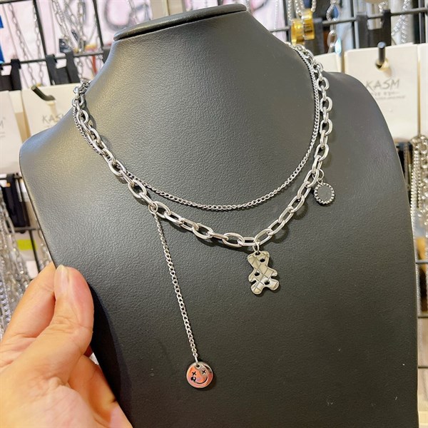 Dây chuyền thép không gỉ Unisex