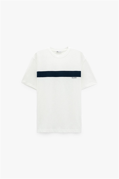 ZARA EMBROIDERY BAND T-SHIRT