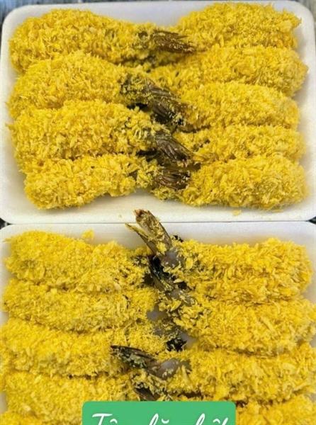 Tôm Lăn Bột