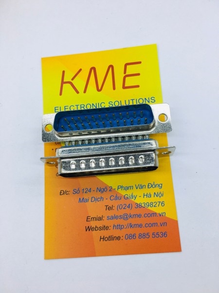 Cổng DB25 đực thẳng hàn dây