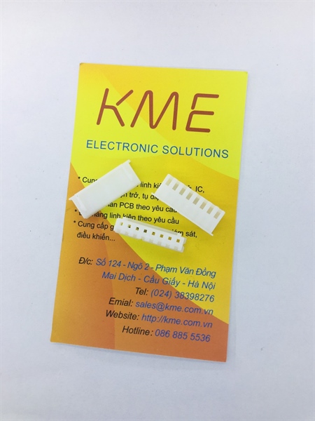 Header cái 8P XH2.54-8P trắng (gói 10c)