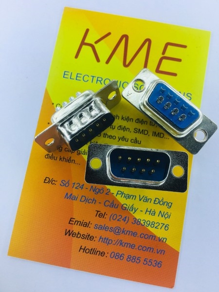 Cổng DB9 đực thẳng hàn dây (RS232. COM)