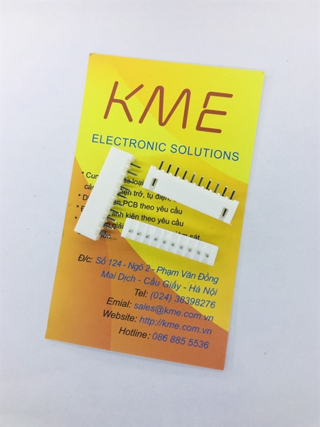 Header đực 10P XH2.54-10P chân thẳng (gói 10c)