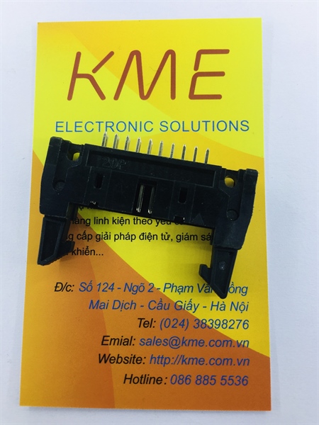 IDE20 đực cài thẳng 2.54mm DC2-20P