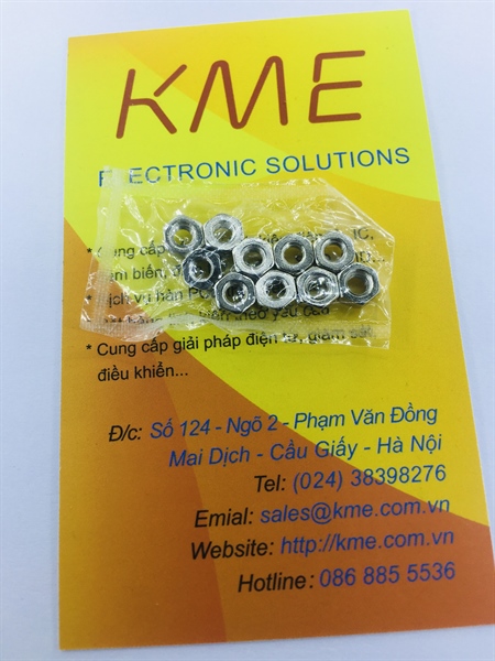 Ốc kim loại M3 (gói 10c)