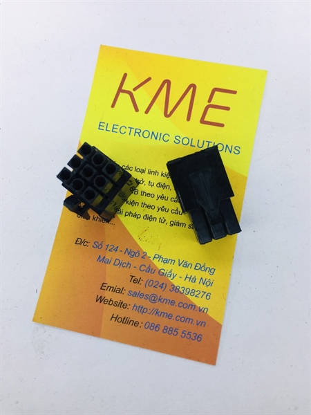 Connector đực 172169-9 màu đen 3x3P